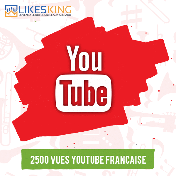 2500 Vues Youtube Française
